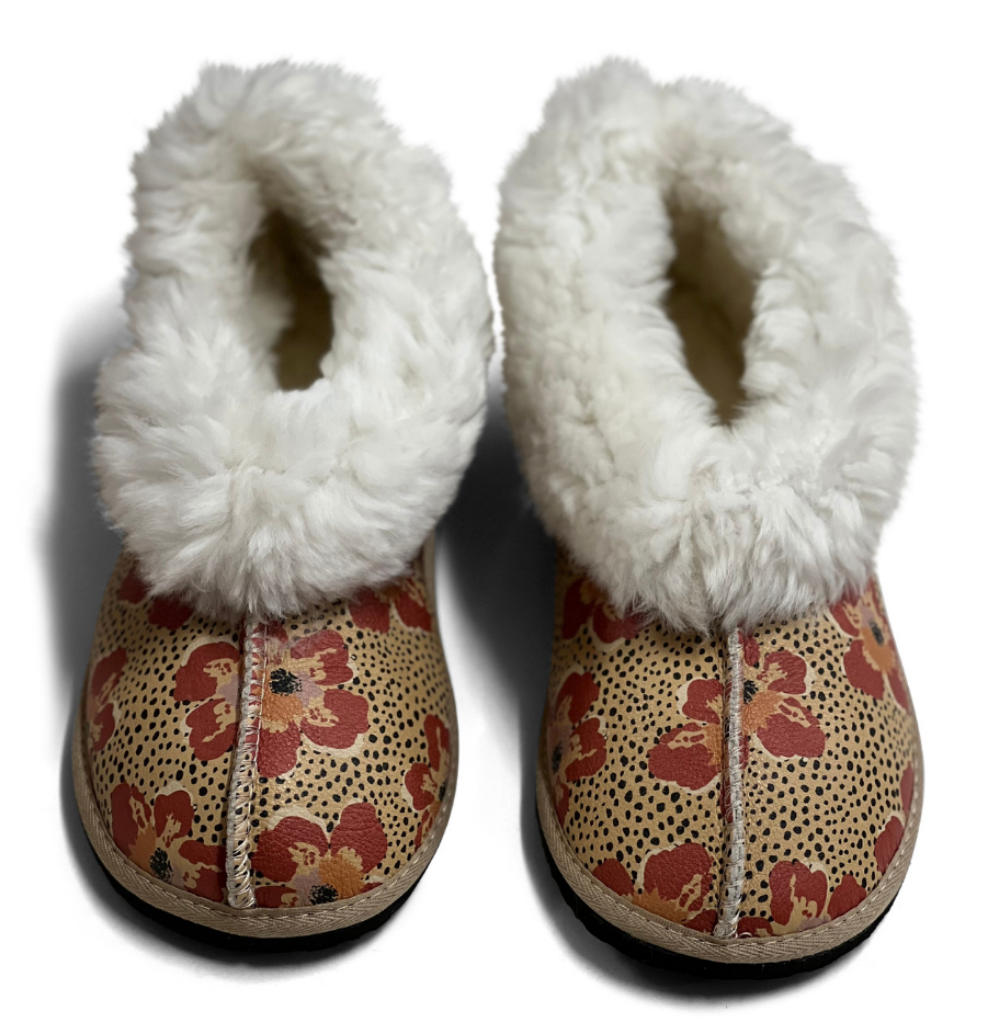 Floral Resort Sheepswool Boots